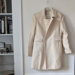 🚩SOLD🚩Pea Coat by Ann Taylor LOFT 8P Cream